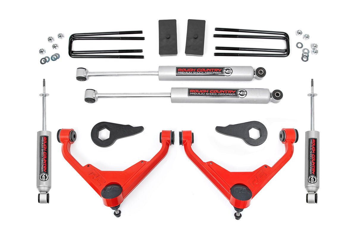 01-10 Chevy/GMC 2500HD/3500HD/Suburban 2500/Yukon XL 2500 3 Inch Lift Kit - Rough Country