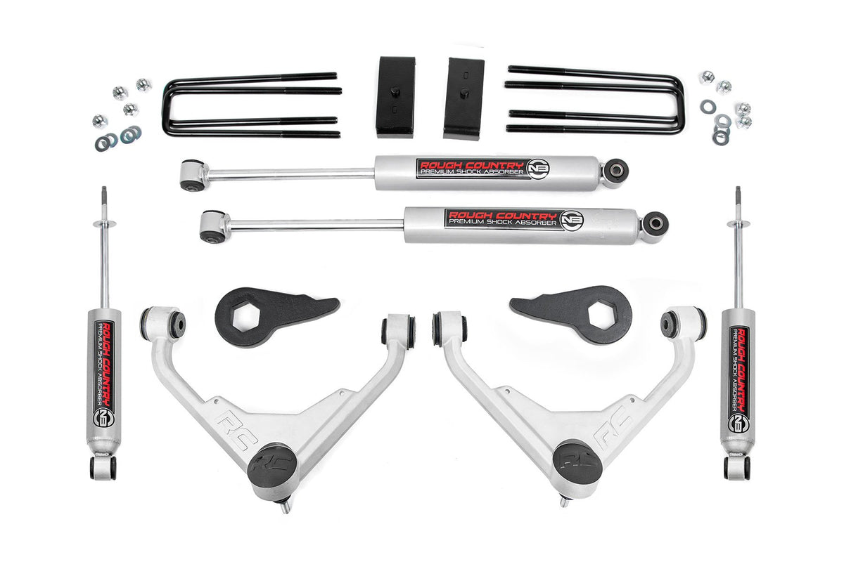 01-10 Chevy/GMC 2500HD/3500HD/Suburban 2500/Yukon XL 2500 3 Inch Lift Kit - Rough Country