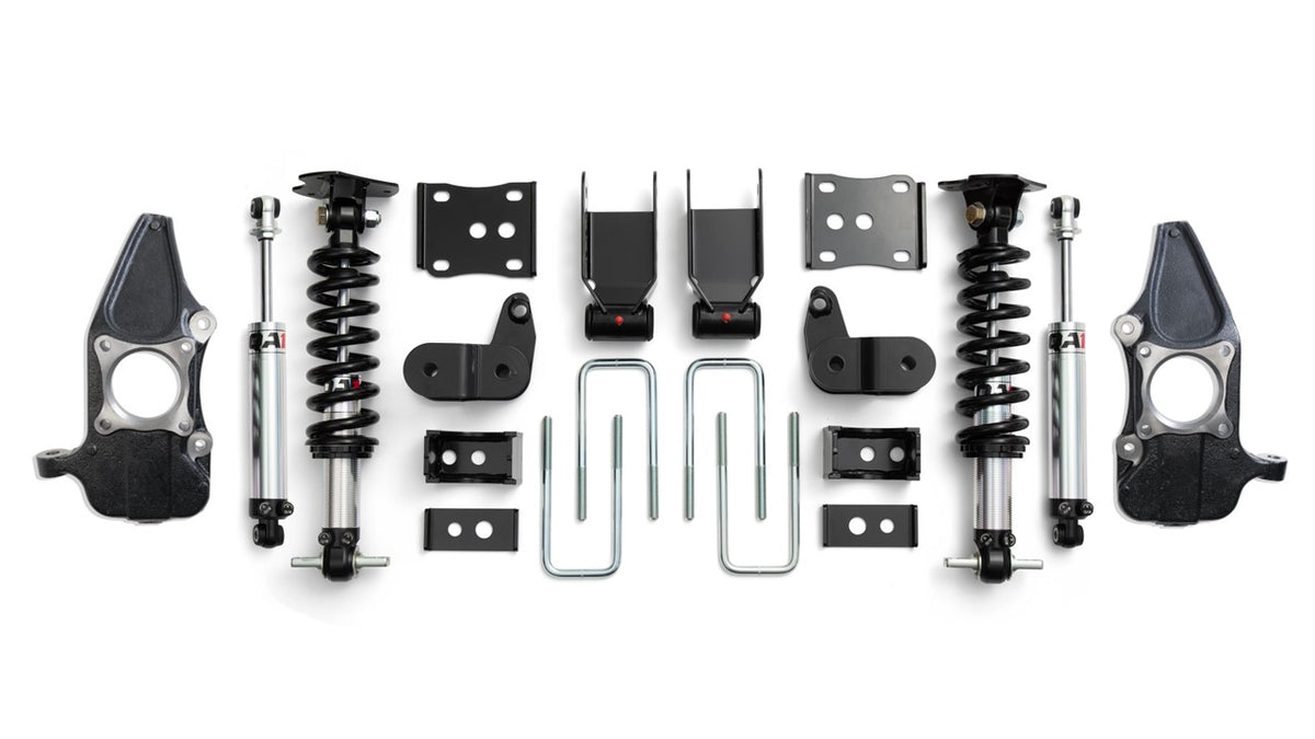 QA1 3/5 Drop F150 4WD | 2015-2020 Ford F-150 - 5"/5" Drop, Double Adjustable, W/ Spindles, 2WD