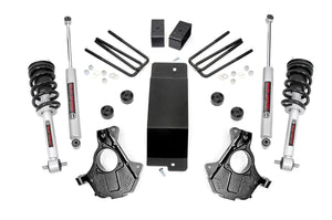 14-18 & Classic Chevy/GMC 1500 3.5 Inch Lift Kit | Alum/Stamp Steel LCA - Rough Country