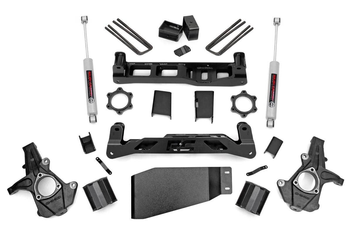 07-13 Chevy Silverado & GMC Sierra 1500 4WD 5 Inch Lift Kit - Rough Country