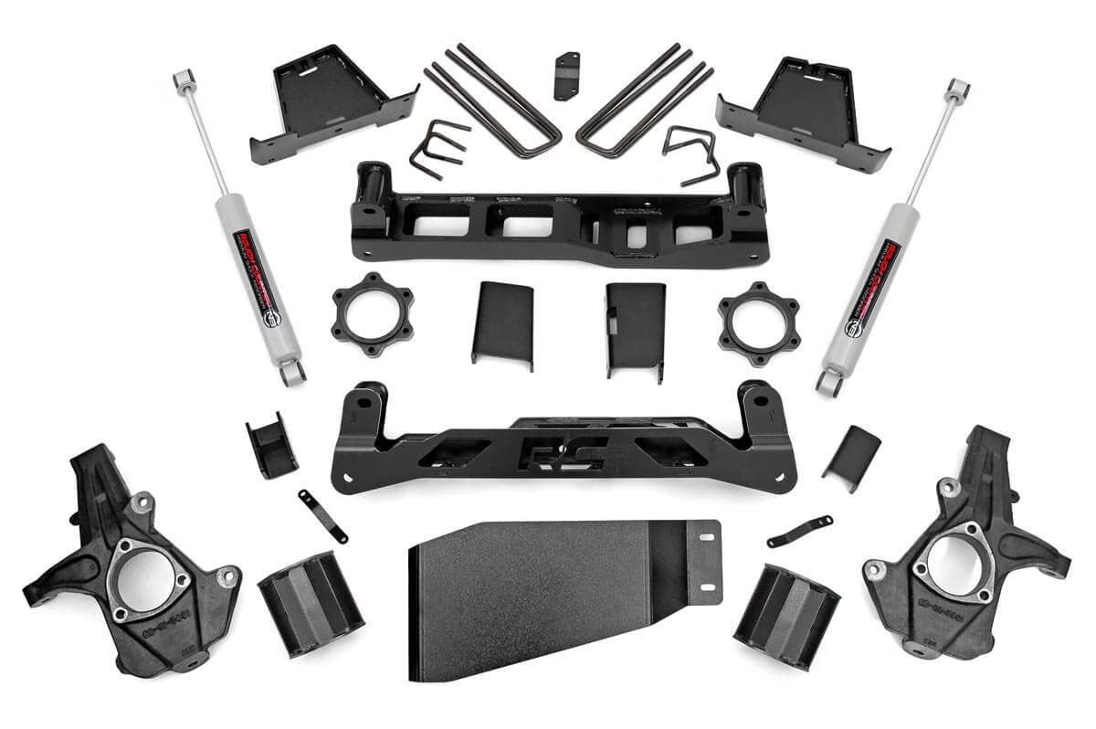 07-13 Chevy Silverado & GMC Sierra 1500 4WD 6 Inch Lift Kit - Rough Country