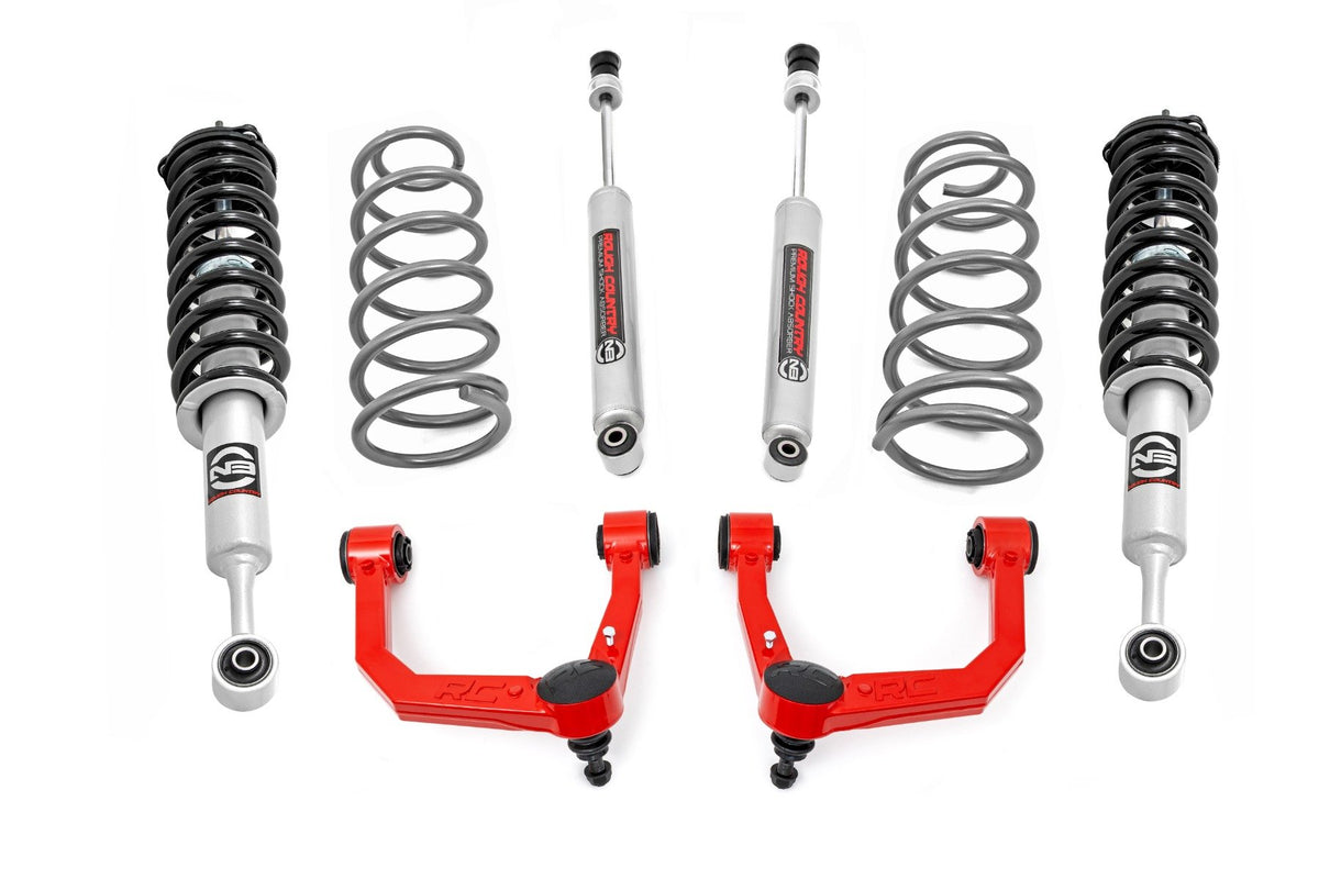 10-24 Toyota 4Runner 3 Inch Lift Kit | Upper Control Arms | RR Coils - Rough Country