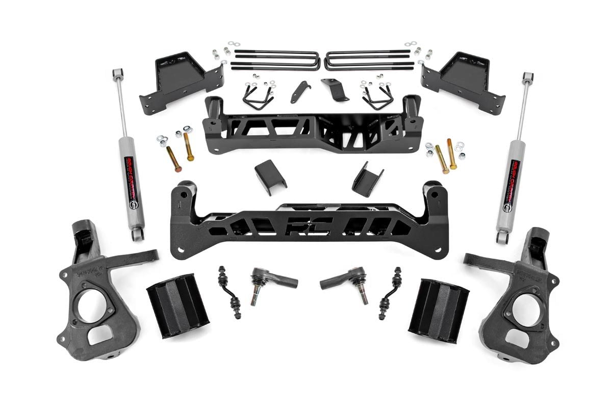 14-18 & Classic Chevy/GMC 1500 2WD 7 Inch Lift Kit - Rough Country
