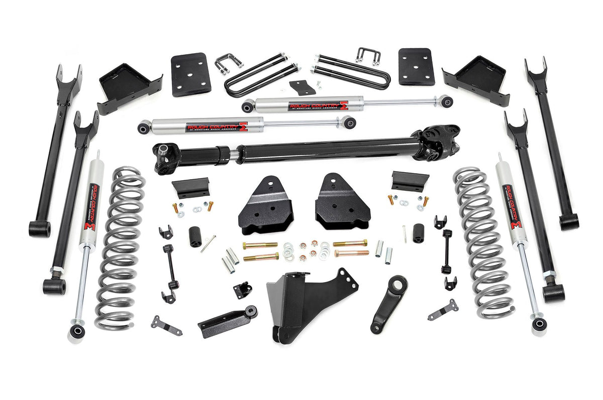 17-22 Ford F-250/F-350 Super Duty 4WD Diesel 6 Inch Lift Kit | 4 Link - Rough Country