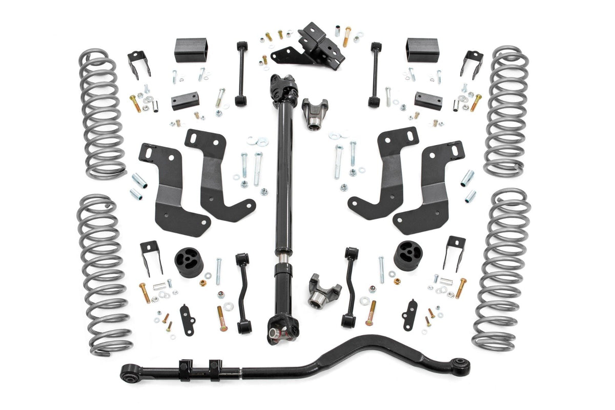 18-23 Jeep Wrangler Unlimited 3.5 Inch Lift Kit | C/A Drop | 4-Door | 392 - Rough Country