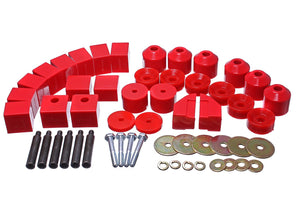86-95 Suzuki Samurai Energy Suspension 1 in. Lift Body Mount Set