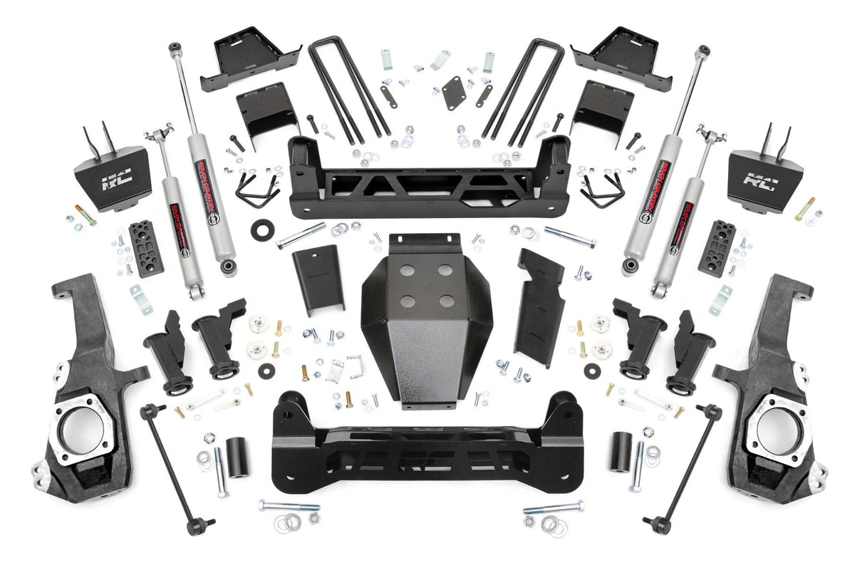 20-26 Chevy/GMC 2500HD/3500HD 7 Inch Lift Kit | Torsion Drop - Rough Country