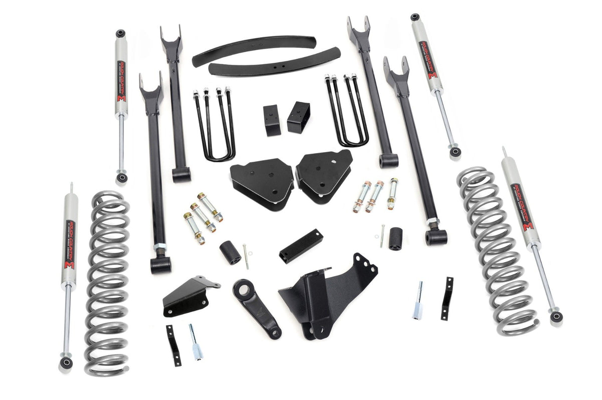 05-07 Ford F-250/F-350 Super Duty 4WD 6 Inch Lift Kit | 4 Link - Rough Country