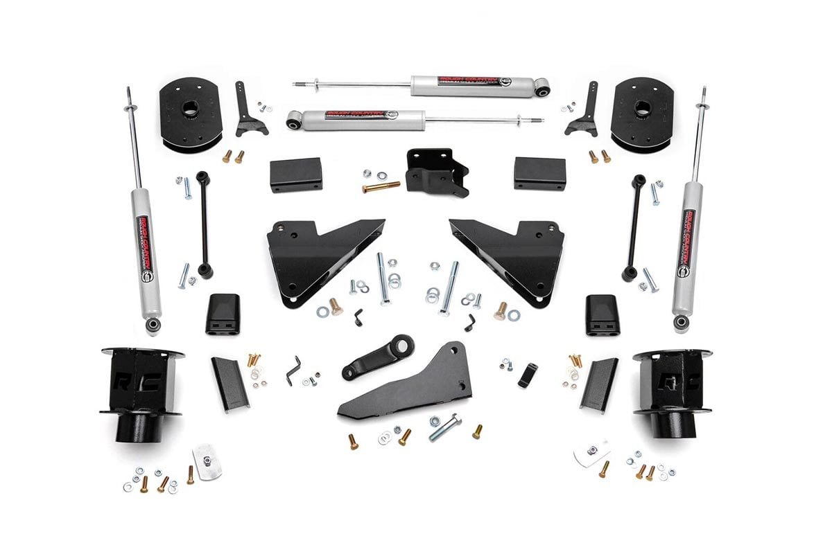 14-18 Ram 2500 4WD 5 Inch Lift Kit | FR Spacer | Radius Arm Drop - Rough Country