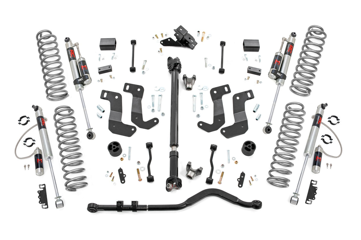 24-26 Jeep Wrangler JL Rubicon 4WD 3.5 Inch Lift Kit | C/A Drop | FR D/S - Rough Country