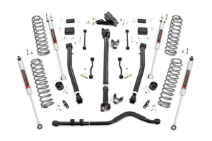 18-23 Jeep Wrangler Unlimited 4WD 3.5 Inch Lift Kit | Adj Lower | FR D/S - Rough Country