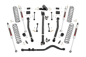 24-26 Jeep Wrangler Unlimited 4WD 3.5 Inch Lift Kit | Adj Lower | FR D/S - Rough Country