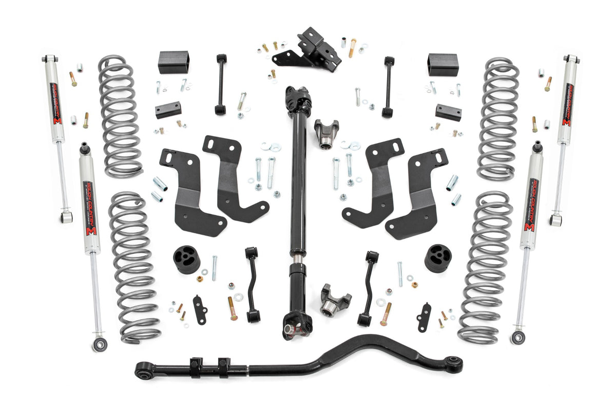 18-23 Jeep Wrangler Unlimited 4WD 3.5 Inch Lift Kit | C/A Drop | FR D/S - Rough Country