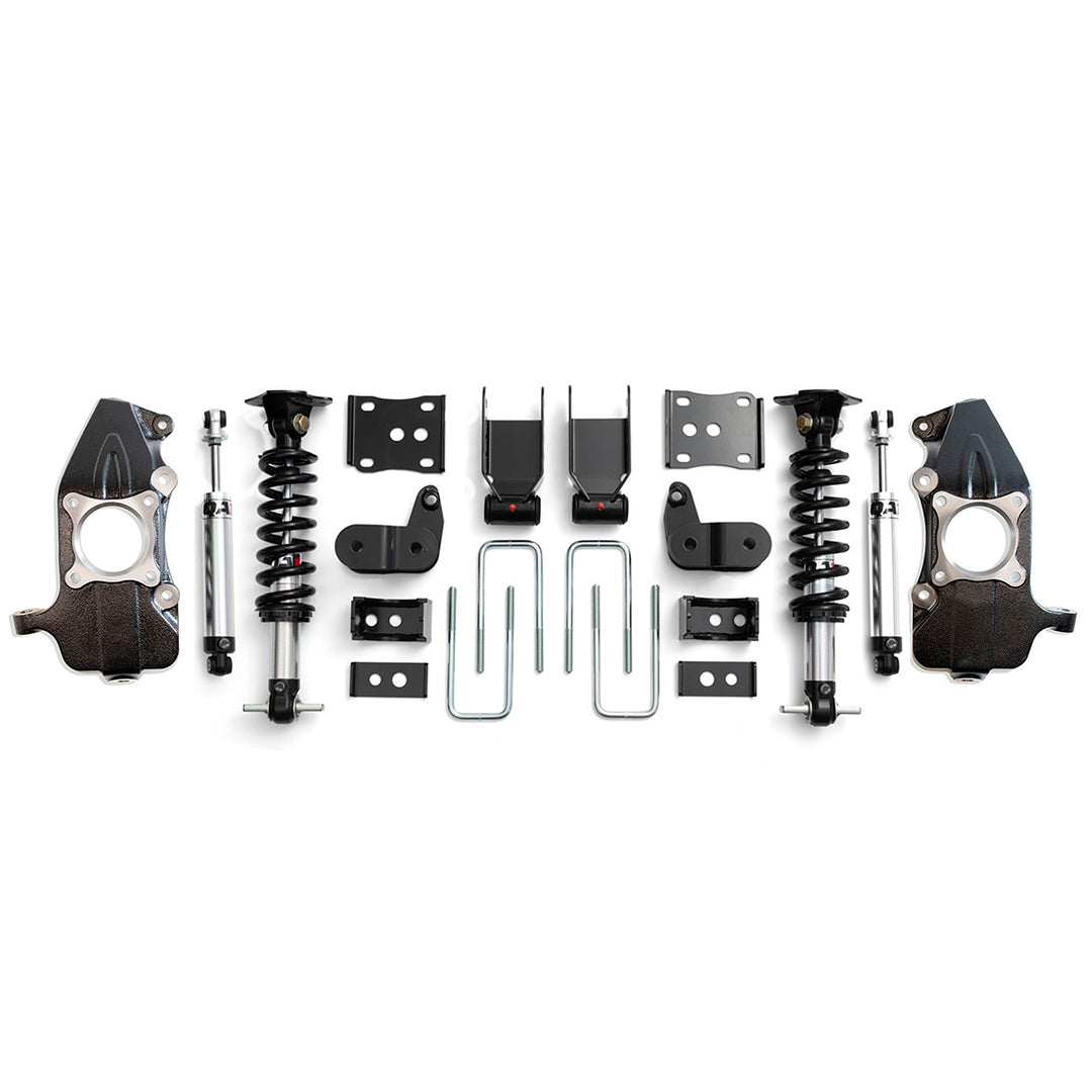 QA1 3/5 Drop F150 4WD | 2021-2026 Ford F-150 - 3"/5" Drop, Single Adjustable, W/ Spindles, 4WD, W/ Spindles