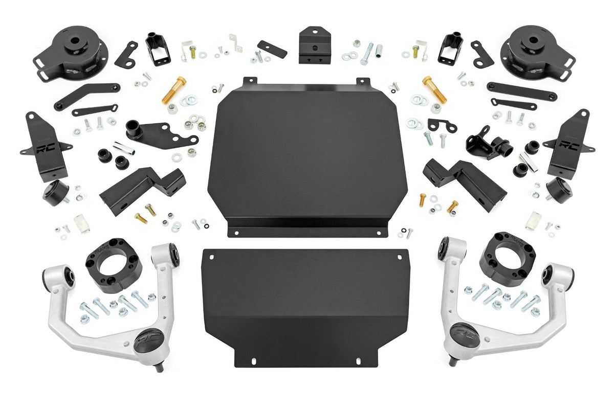22-26 Toyota Tundra 4WD OE Air Ride 3.5 Inch Lift Kit - Rough Country