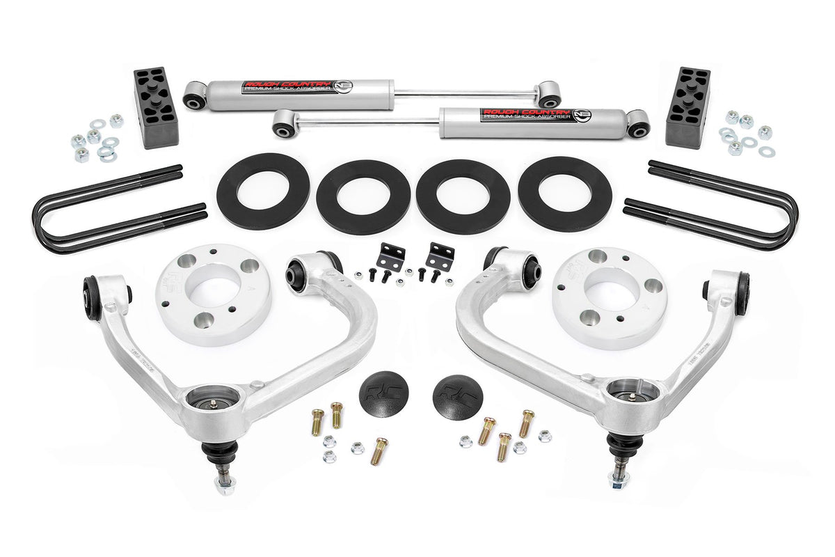 21-26 Ford F-150 4WD 3 Inch Lift Kit | Forged UCA - Rough Country