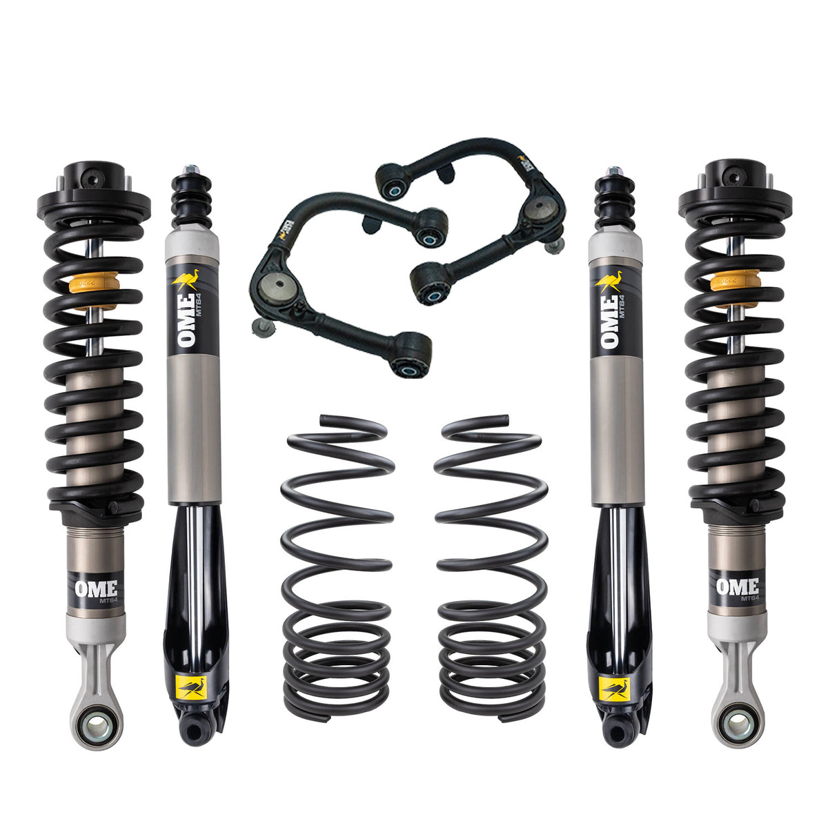 Old Man Emu 24-UP Lexus/Toyota GX550/Land Cruiser MT64 w/ Upper Control Arms 3"/2" Medium Front/Extra Heavy Rear Load Lift Kit
