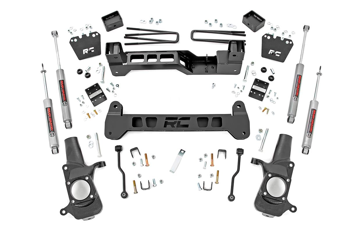 01-10 Chevy Silverado & GMC Sierra 2500HD 2WD 6 Inch Lift Kit - Rough Country