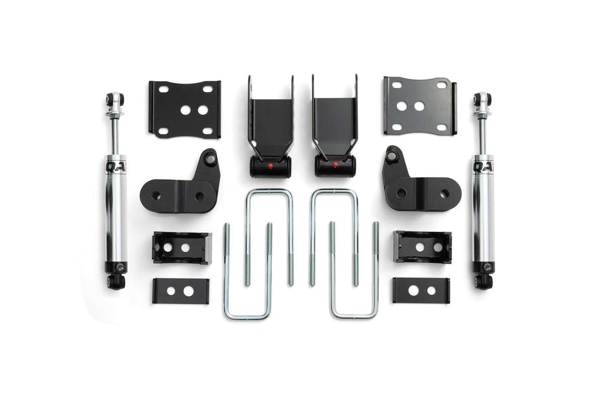 QA1 3/5 Drop F150 4WD | 2015-2020 Ford F-150 - 3"/5" Drop, Single Adjustable, W/ Spindles, 2WD