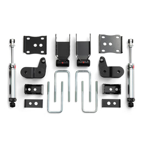 QA1 F-150 Lowering Kit | 2021-2026 Ford F-150 - 3"/5" Drop, Double Adjustable, 4WD, W/ Spindles