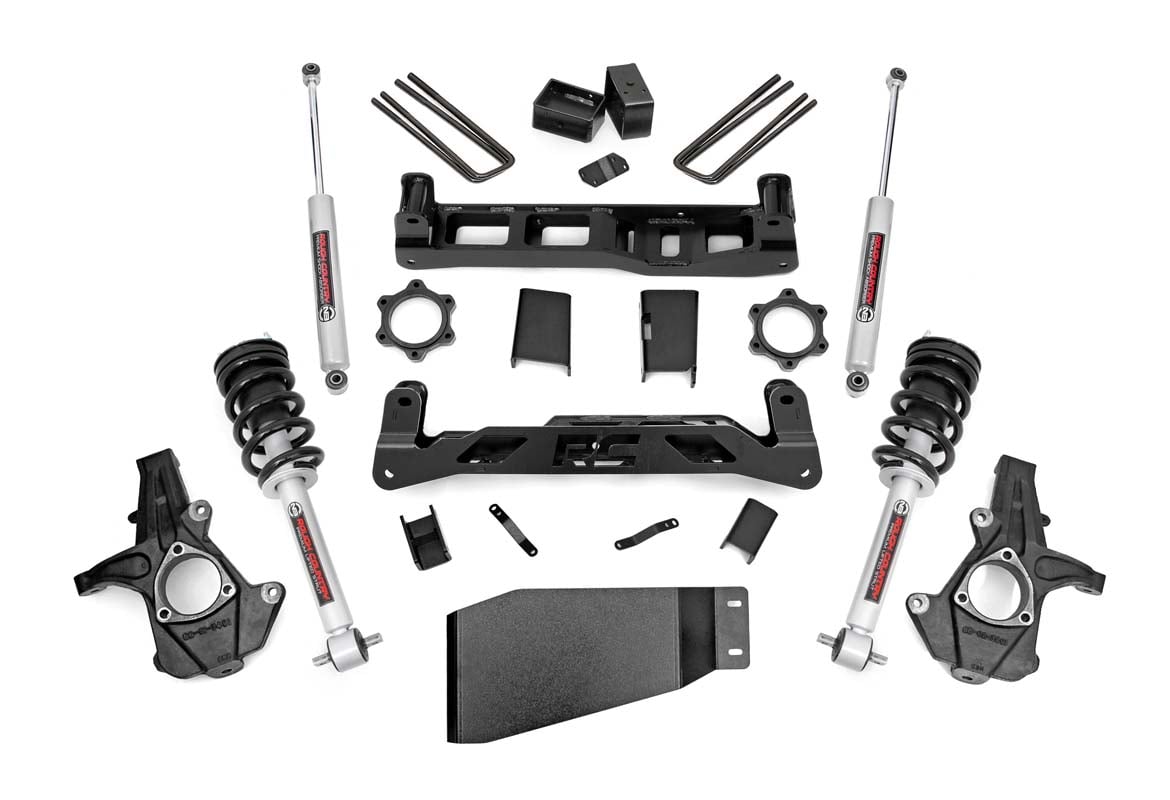 07-13 Chevy Silverado & GMC Sierra 1500 4WD 5 Inch Lift Kit - Rough Country