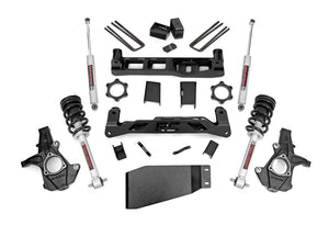 07-13 Chevy Silverado & GMC Sierra 1500 4WD 5 Inch Lift Kit - Rough Country