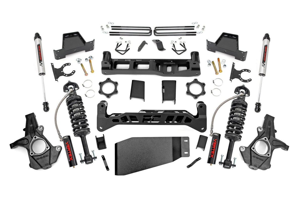 07-13 Chevy Silverado & GMC Sierra 1500 4WD 7.5 Inch Lift Kit - Rough Country