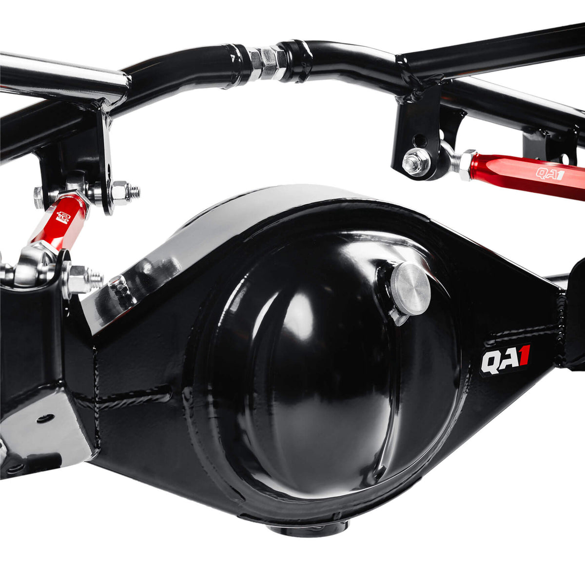 QA1 Four Link and Axle | 1970-1981 Chevrolet Camaro - Double Adjustable, 170 lb/in Spring, OE Width 9" Housing