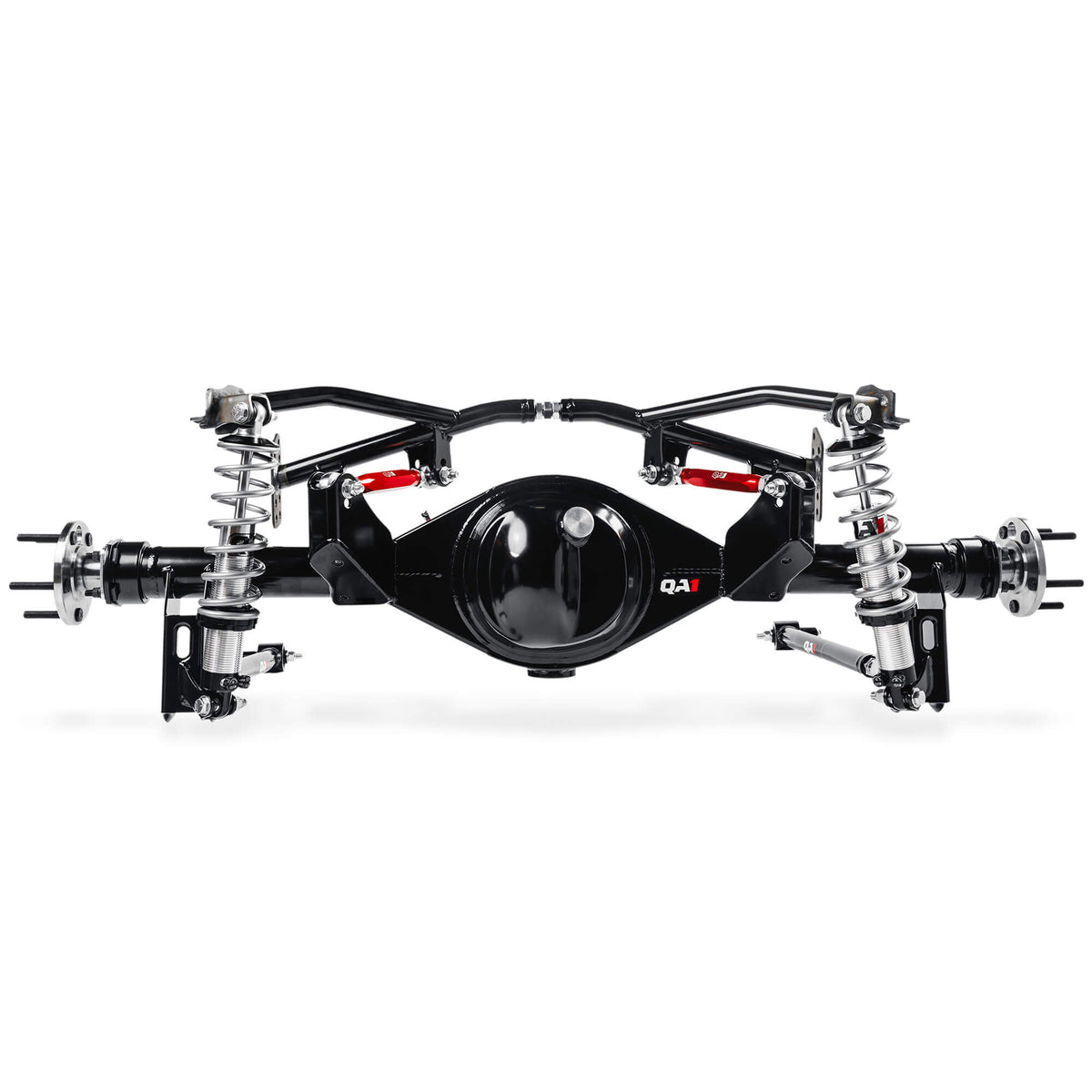 QA1 Four Link and Axle | 1970-1981 Chevrolet Camaro - Double Adjustable, 170 lb/in Spring, Narrowed 9" Housing