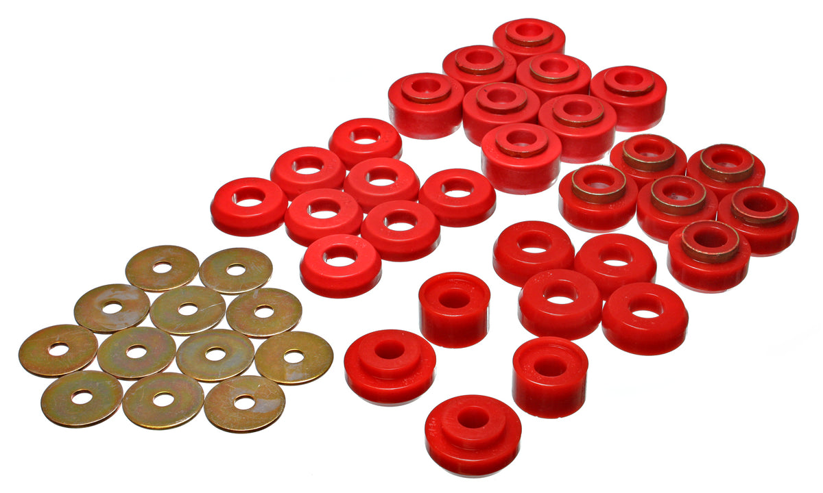 78-96 Chevrolet Caprice/Impala Energy Suspension Firmer Durometer Body Mount Set