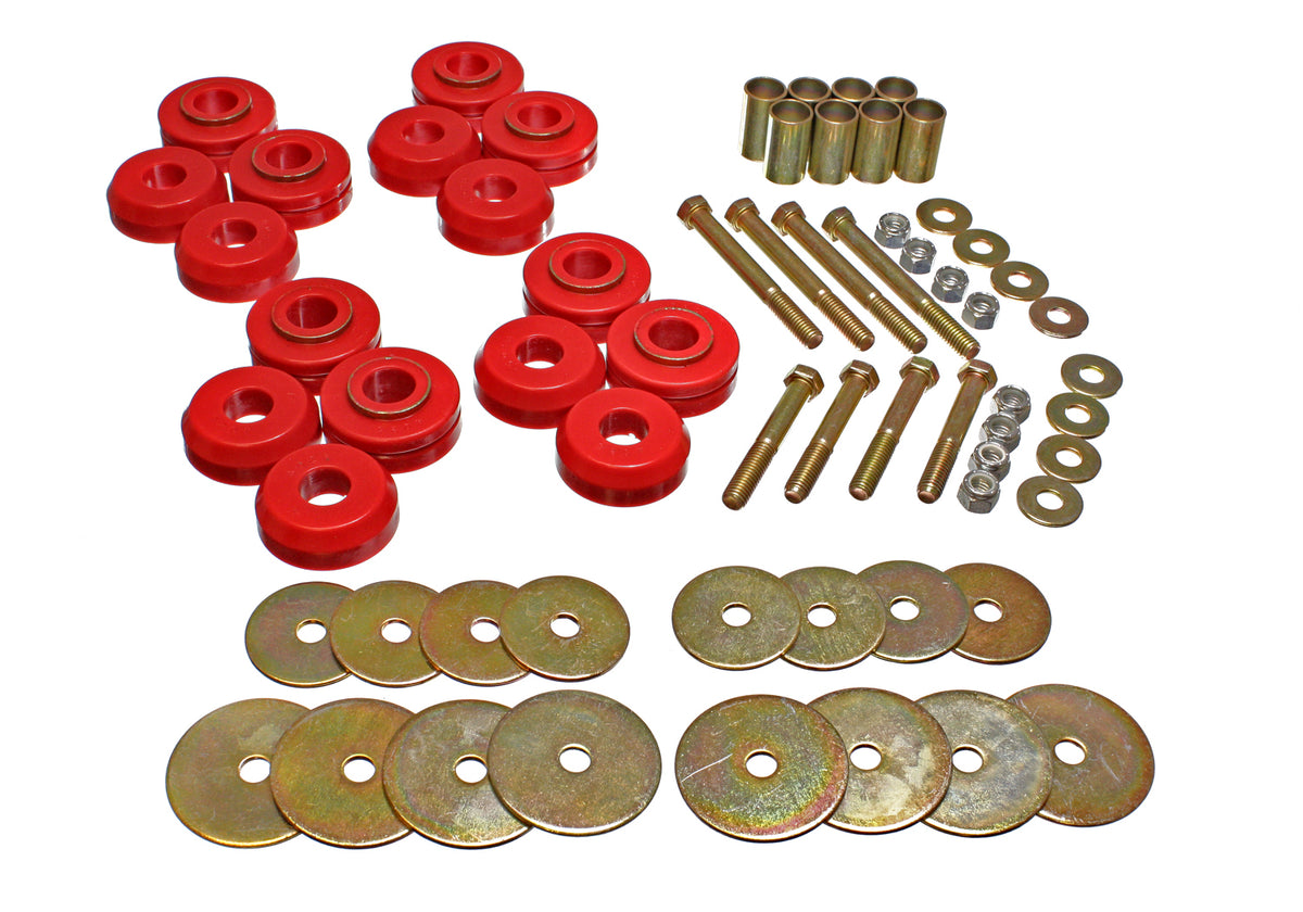 66-77 Ford Bronco Energy Suspension 64 pc. Body Cab Mount Set