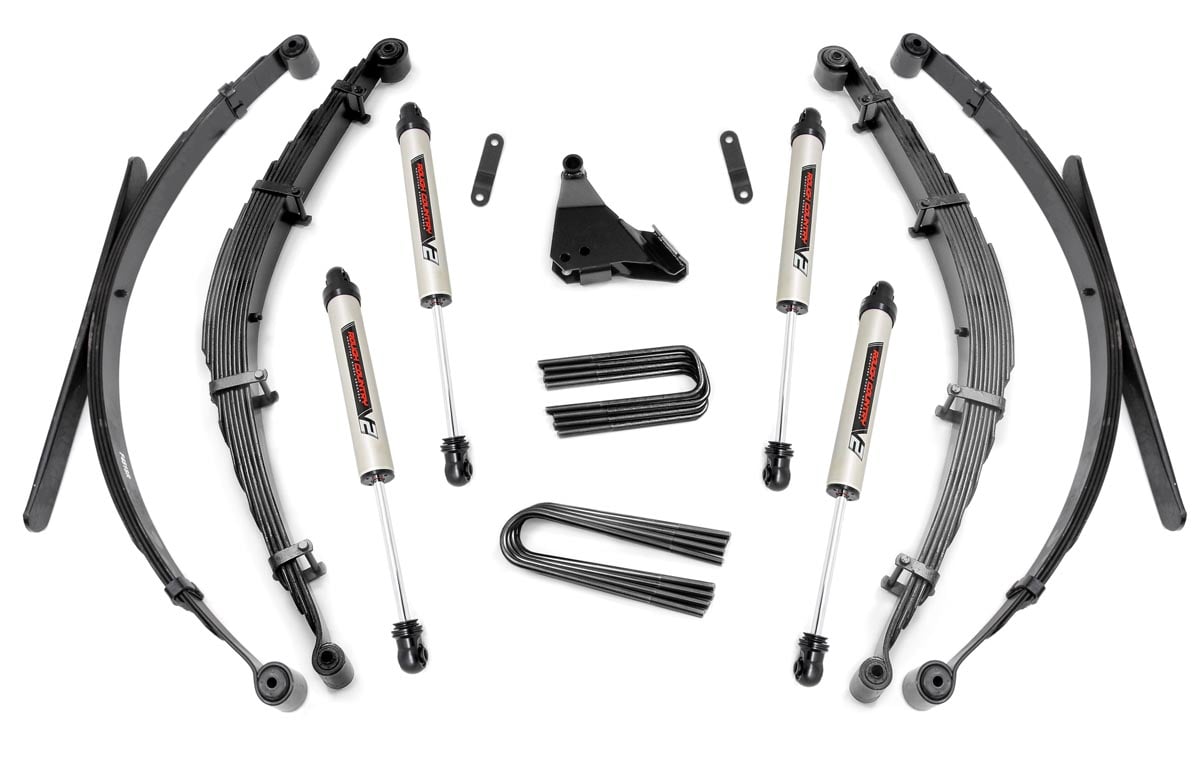 99-04 Ford F-250/F-350 Super Duty 4WD 4 Inch Lift Kit | Rear Springs - Rough Country