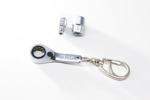 HKS 10mm Socket And Ratchet Keychain