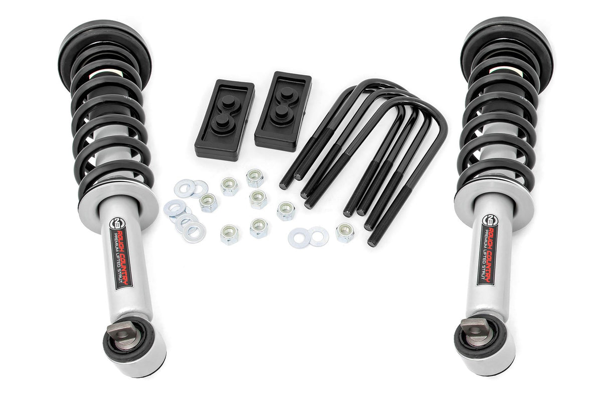 21-25 Ford F-150 Tremor 4WD 2.5 Inch Lift Kit - Rough Country