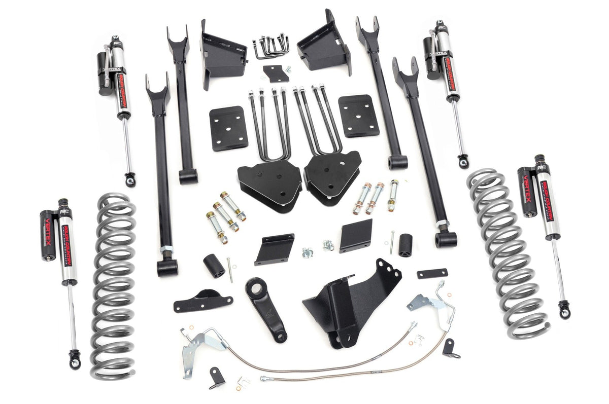 11-14 Ford F-250 Super Duty 4WD 6 Inch Lift Kit | 4 Link - Rough Country