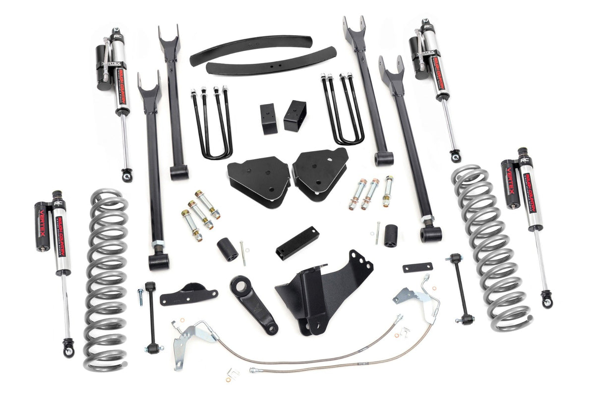 08-10 Ford F-250/F-350 Super Duty 4WD 6 Inch Lift Kit | 4 Link - Rough Country