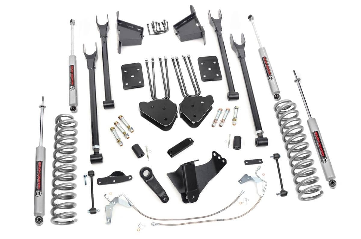 08-10 Ford F-250/F-350 Super Duty 4WD 8 Inch Lift Kit | 4 Link - Rough Country