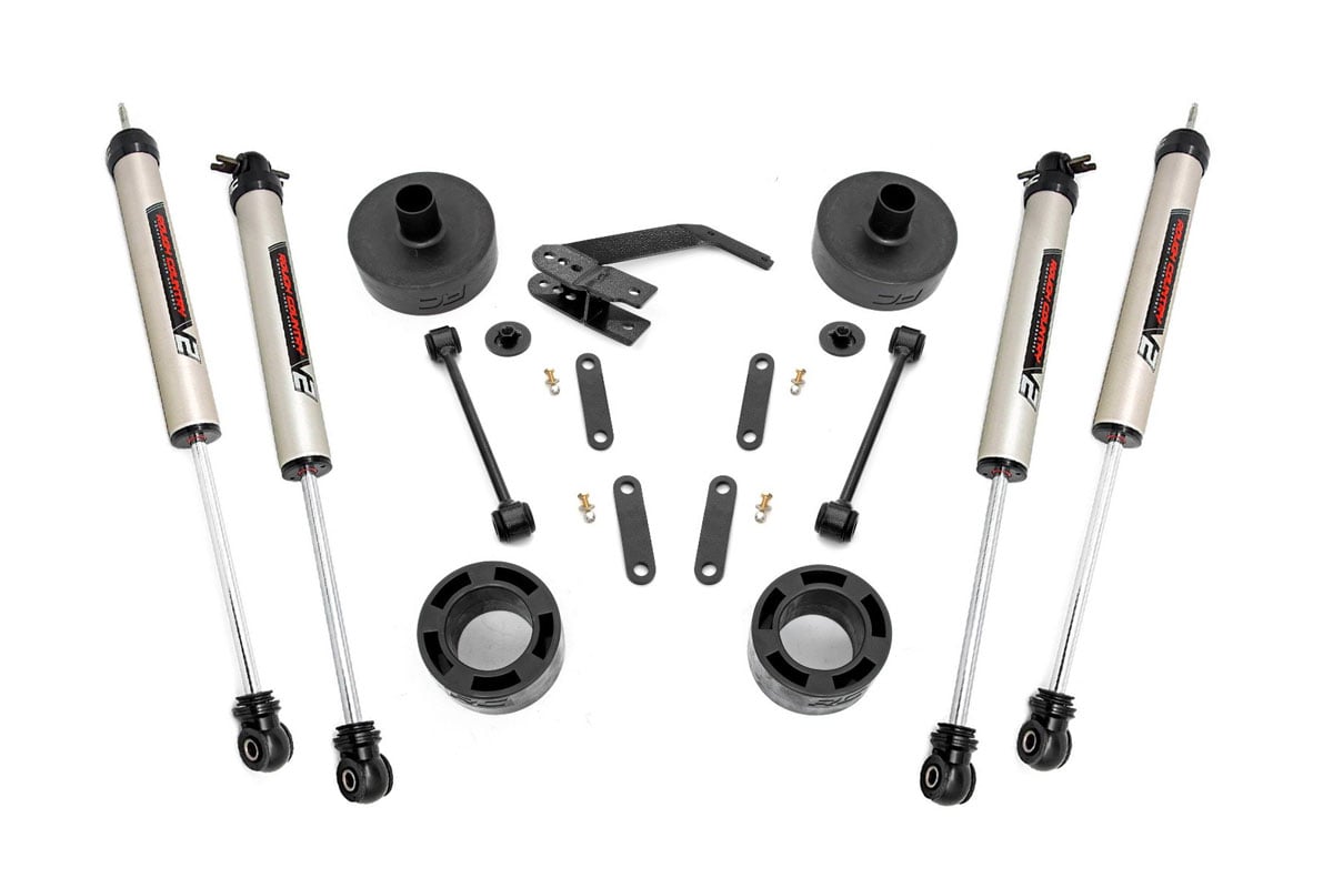 07-18 Jeep Wrangler/Unlimited 2.5 Inch Lift Kit | Spacers | Series II - Rough Country