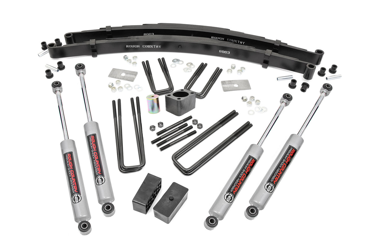 70-74 Dodge W100 Truck/W200 Truck 4WD D60 4 Inch Lift Kit | Rear Blocks - Rough Country