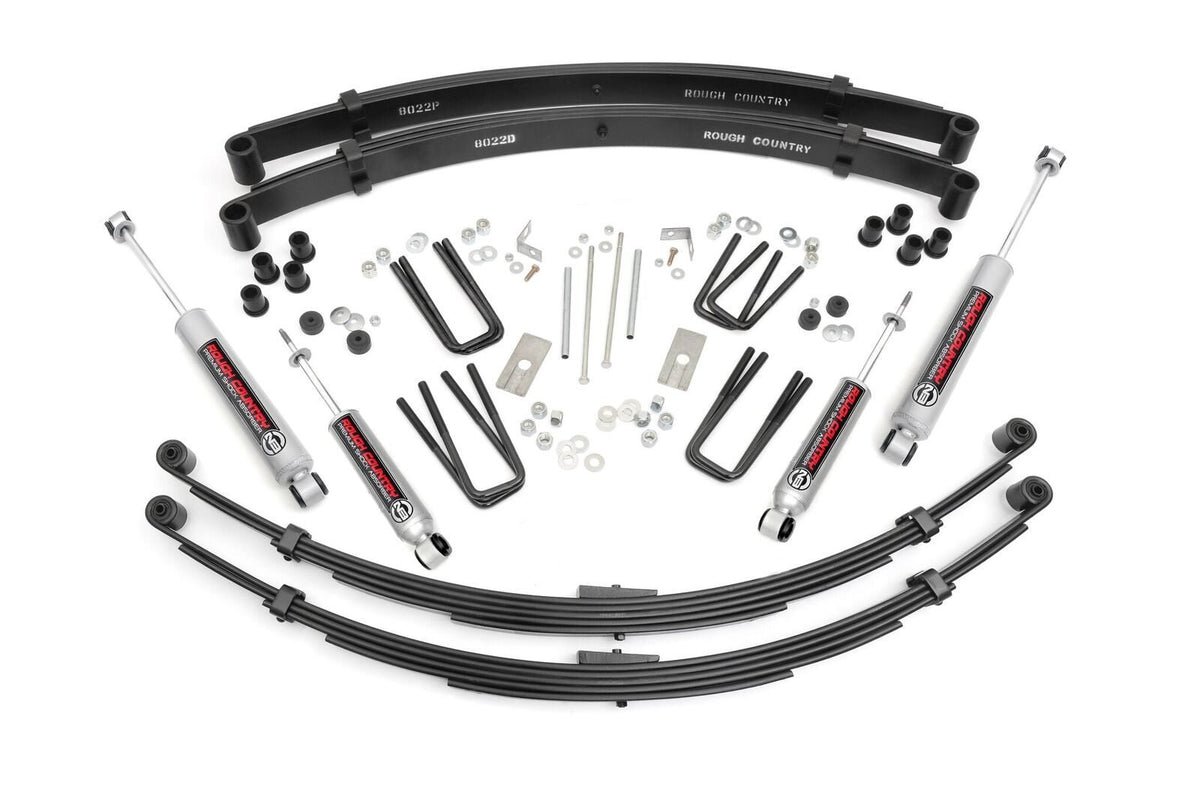 84-85 Toyota Truck 4WD 3 Inch Lift Kit | Rear Springs - Rough Country