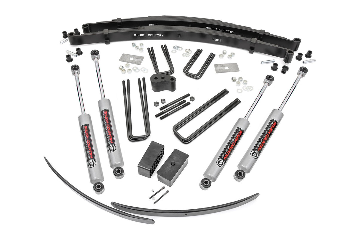 74 Dodge/Plymouth Ramcharger/Trailduster 4 Inch Lift Kit | Rear Blocks - Rough Country