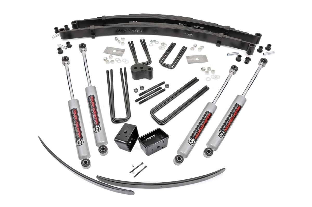 78-93 Dodge/Plymouth Ramcharger/Trailduster 4 Inch Lift Kit | Rear Blocks - Rough Country