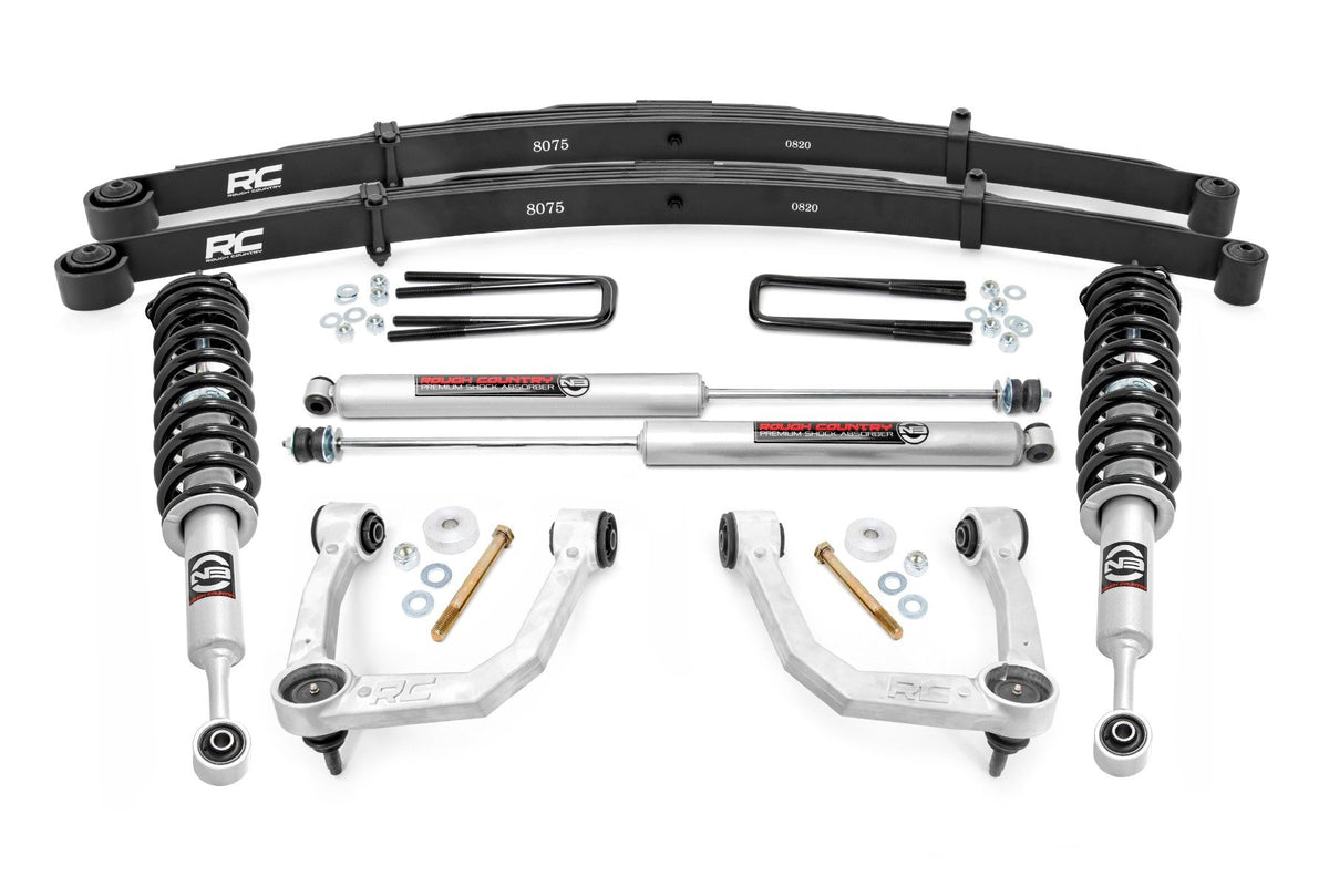 05-23 Toyota Tacoma 2WD/4WD 3.5 Inch Lift Kit w/ Rear Leaf Springs - Rough Country