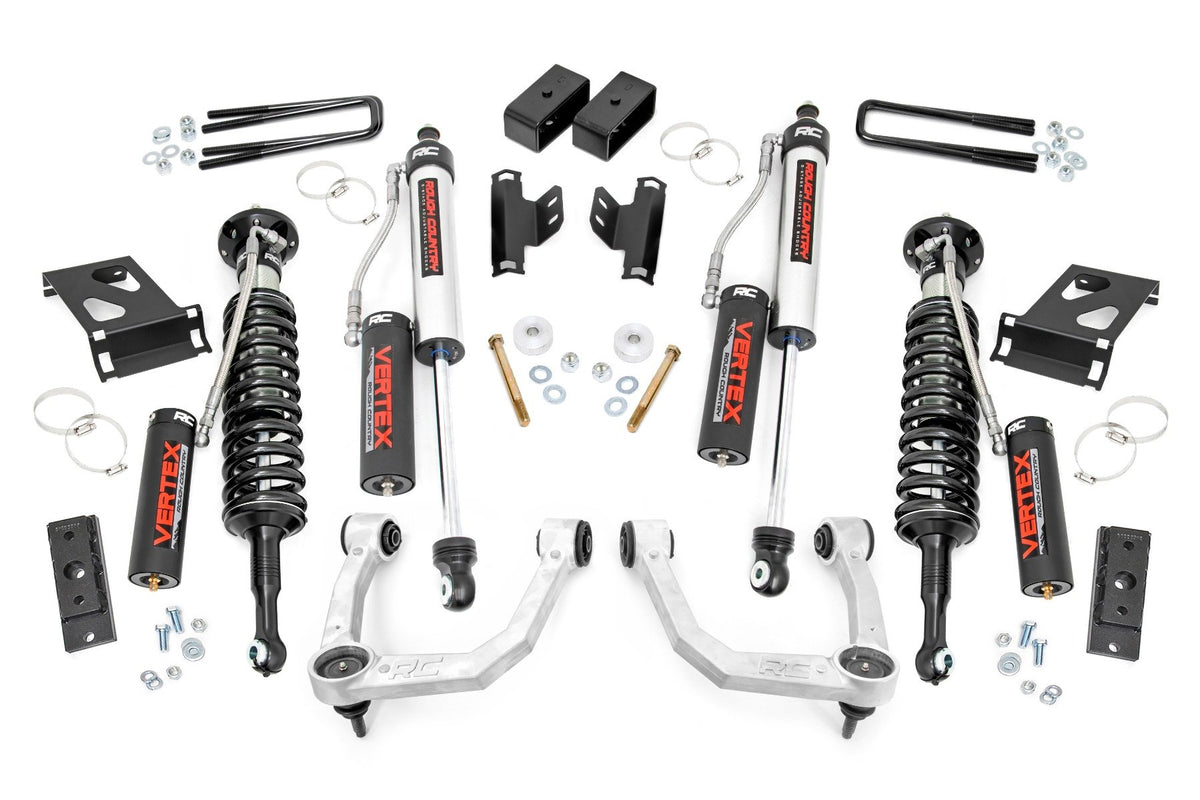 05-23 Toyota Tacoma 2WD/4WD 3.5 Inch Lift Kit w/ Rear Blocks - Rough Country