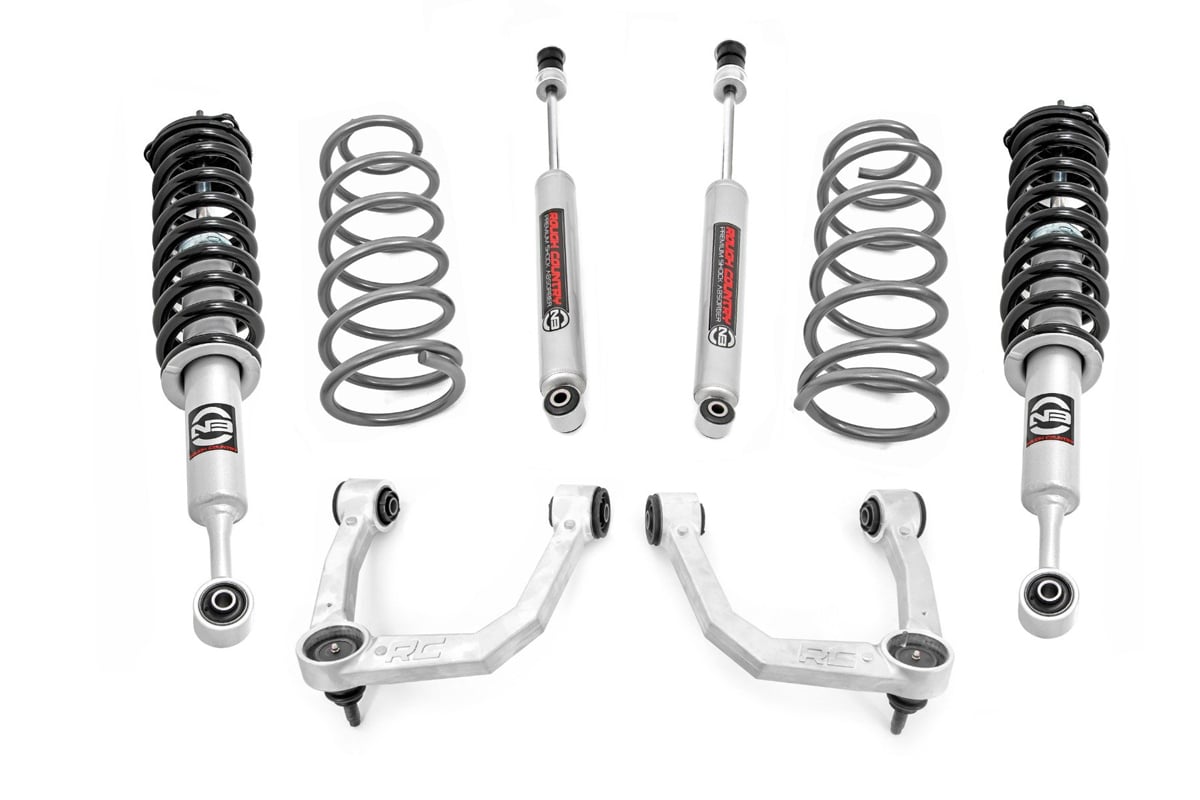 10-24 Toyota 4Runner 3 Inch Lift Kit | Upper Control Arms | RR Coils - Rough Country