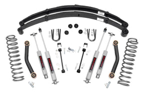 84-01 Jeep Cherokee XJ 2WD/4WD 4.5 Inch Lift Kit | RR springs - Rough Country