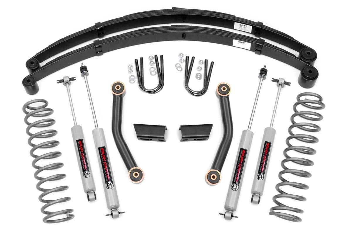 84-01 Jeep Cherokee XJ 2WD/4WD 3 Inch Lift Kit | Series II - Rough Country