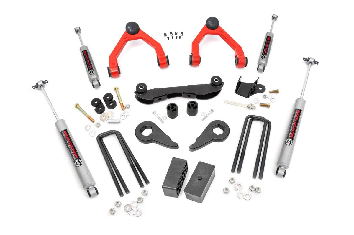 88-99 Chevy/GMC 1500 Truck & SUV 4WD 2-3 Inch Lift Kit | Rear Blocks - Rough Country