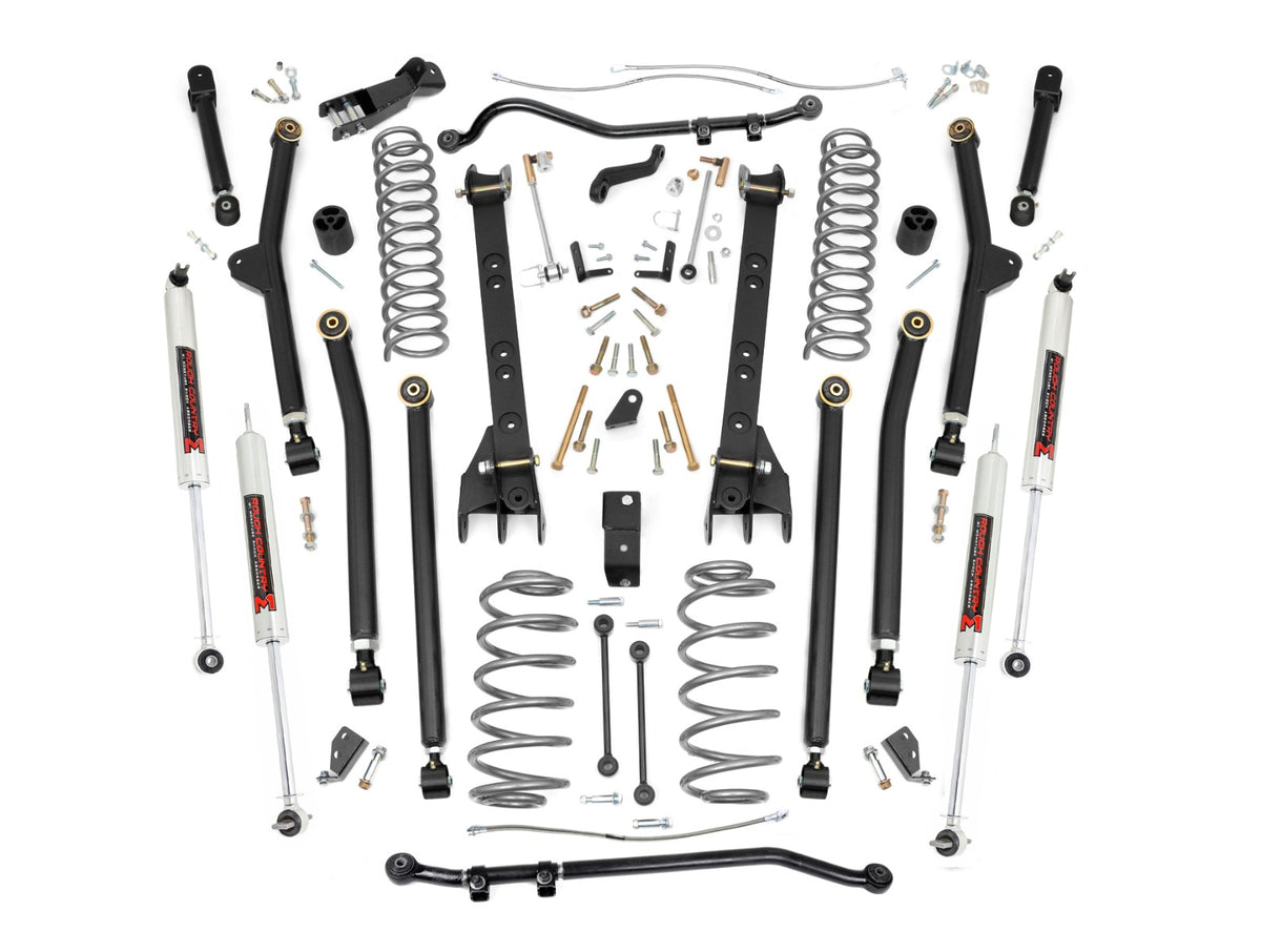 97-06 Jeep Wrangler TJ 4WD 4 Inch Lift Kit | Long Arm - Rough Country